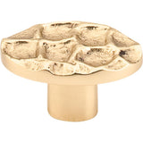 Top Knobs TK298BR Cobblestone Oval Knob Small 2" - Brass