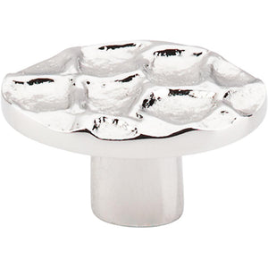 Top Knobs TK298PN Cobblestone Oval Knob Small 2