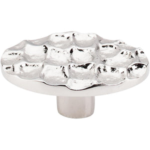 Top Knobs TK299PN Cobblestone Oval Knob Large 2 5/8