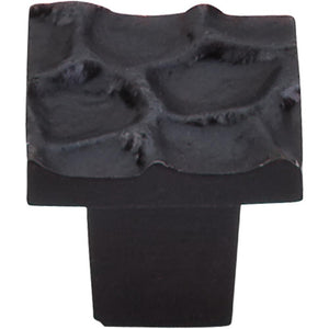 Top Knobs TK300CB Cobblestone Knob Small 1 1/8" - Coal Black