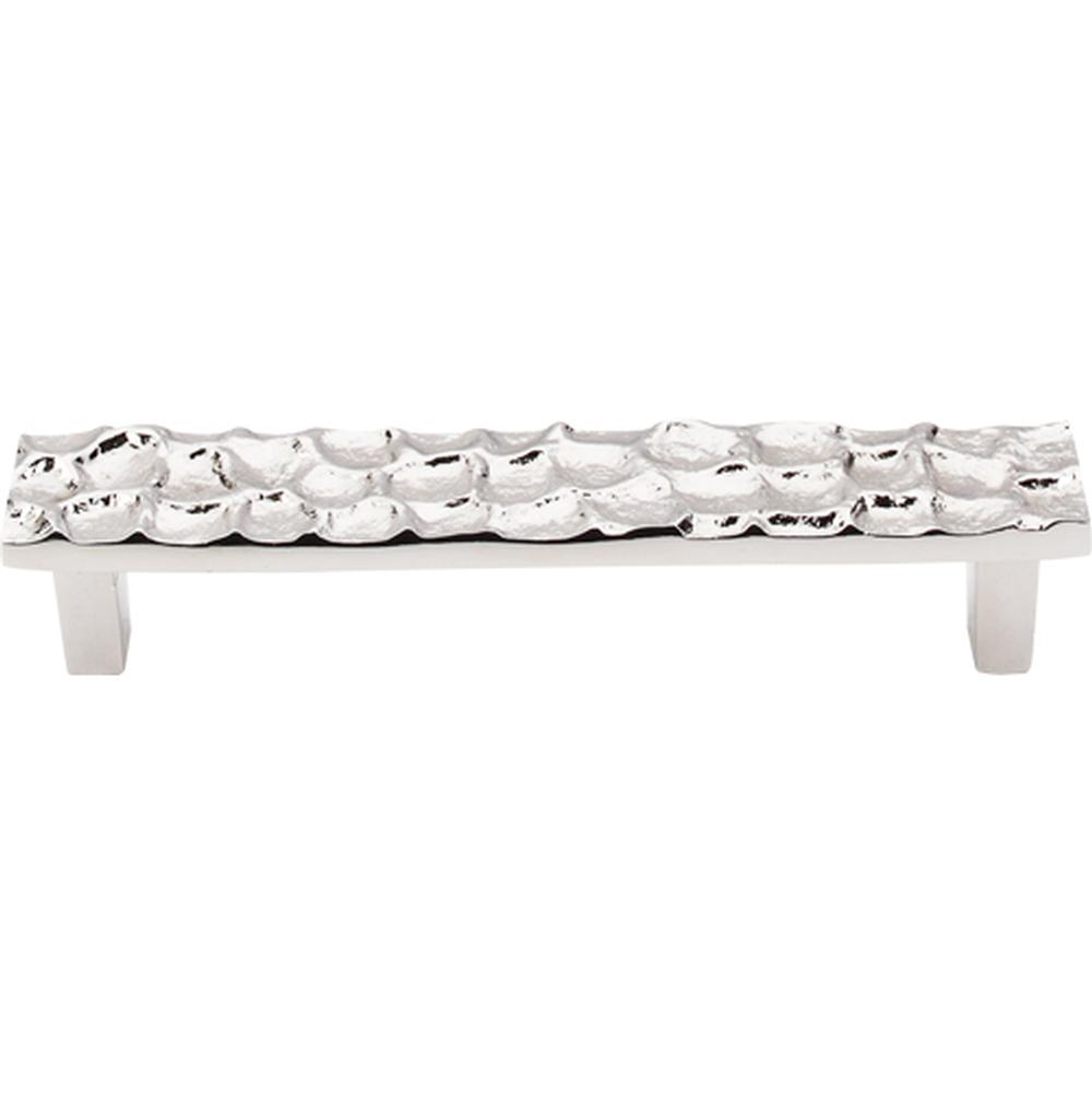 Top Knobs TK305PN Cobblestone Pull 5 1/16" - Polished Nickel