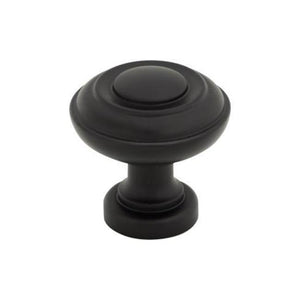 Top Knobs TK3070 Ulster Knob 1 1/4 Inch - Flat Black