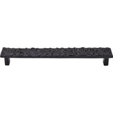 Top Knobs TK307CB Cobblestone Pull 7 9/16" - Coal Black