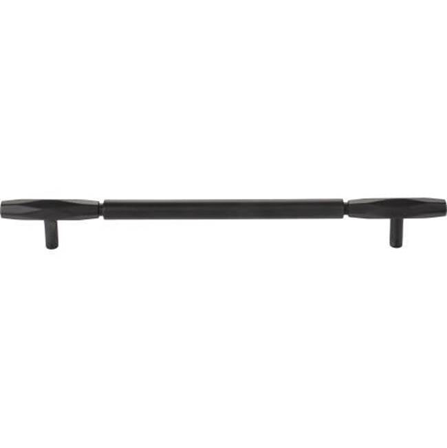 Top Knobs TK3085 Kingsmill Pull 8 13/16 Inch (c-c) - Flat Black