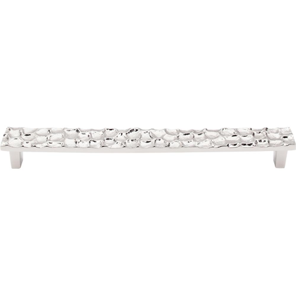 Top Knobs TK308PN Cobblestone Pull 8 13/16" - Polished Nickel