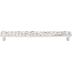Top Knobs TK308PN Cobblestone Pull 8 13/16" - Polished Nickel