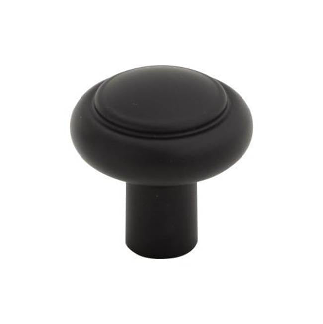 Top Knobs TK3110 Clarence Knob 1 1/4 Inch - Flat Black
