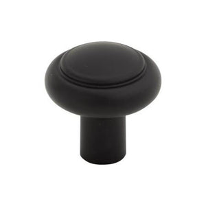 Top Knobs TK3110 Clarence Knob 1 1/4 Inch - Flat Black
