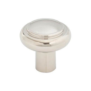 Top Knobs TK3110 Clarence Knob 1 1/4 Inch - Polished Nickel