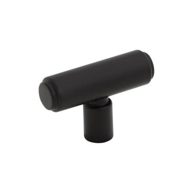 Top Knobs TK3111 Clarence T-Knob 2 Inch - Flat Black