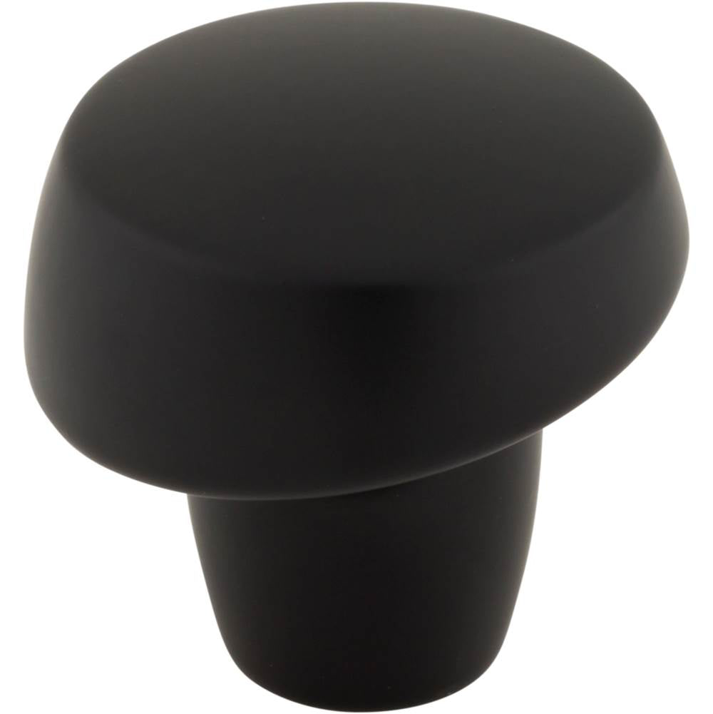 Top Knobs TK3131 Florham Slant Knob 1 1/4 Inch - Flat Black