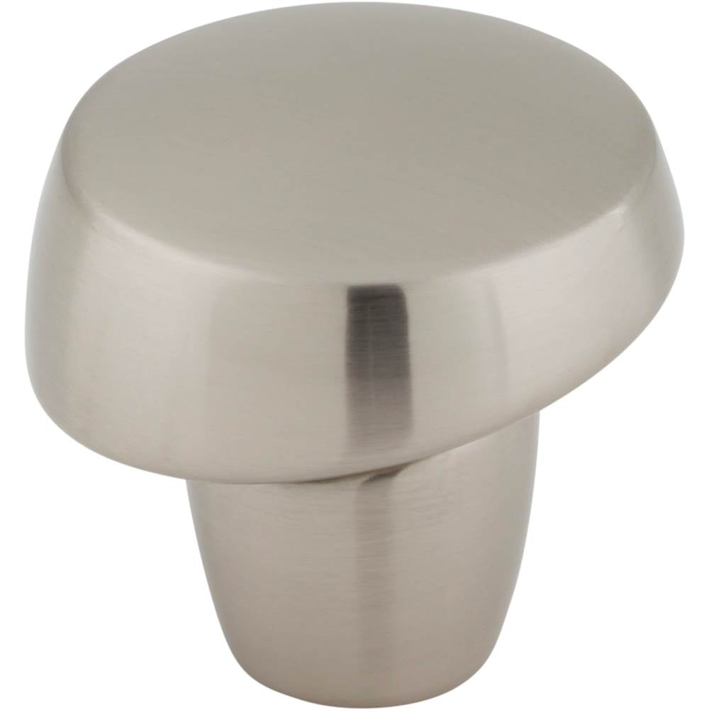 Top Knobs TK3131 Florham Slant Knob 1 1/4 Inch - Brushed Satin Nickel