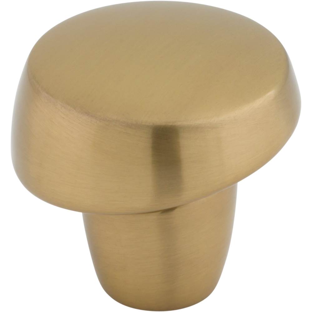 Top Knobs TK3131 Florham Slant Knob 1 1/4 Inch - Honey Bronze