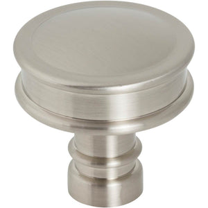 Top Knobs TK3140 Cranford Knob 1 1/4 Inch - Brushed Satin Nickel