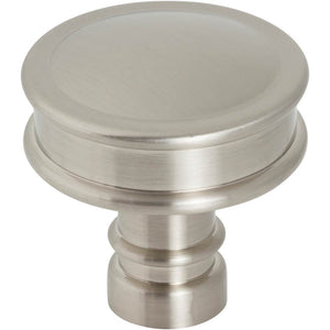 Top Knobs TK3140 Cranford Knob 1 1/4 Inch - Brushed Satin Nickel