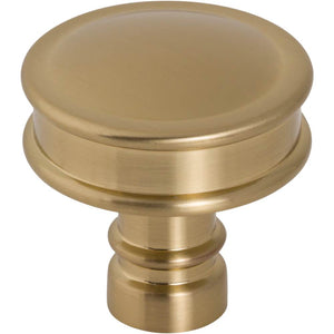 Top Knobs TK3140 Cranford Knob 1 1/4 Inch - Honey Bronze