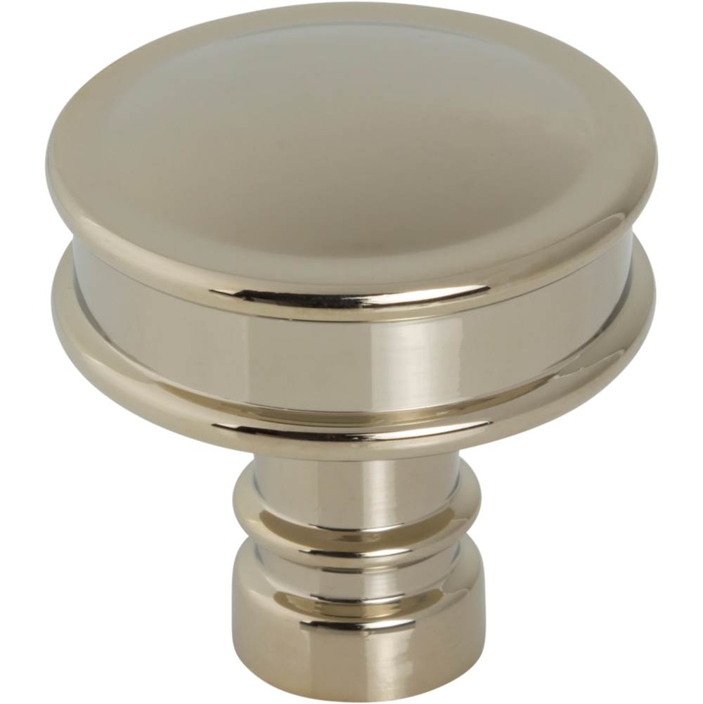 Top Knobs TK3140 Cranford Knob 1 1/4 Inch - Polished Nickel