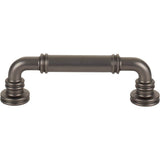 Top Knobs TK3141 Cranford Pull 3 3/4 Inch (c-c) - Ash Gray