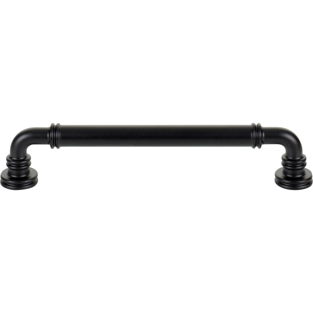 Top Knobs TK3143 Cranford Pull 6 5/16 Inch (c-c) - Flat Black