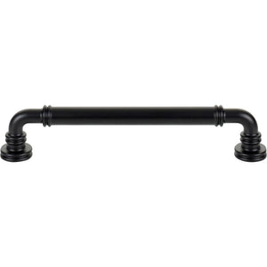 Top Knobs TK3143 Cranford Pull 6 5/16 Inch (c-c) - Flat Black
