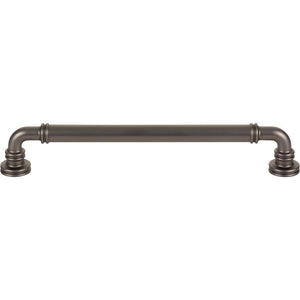 Top Knobs TK3144 Cranford Pull 7 9/16 Inch (c-c) - Ash Gray