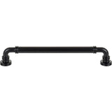 Top Knobs TK3144 Cranford Pull 7 9/16 Inch (c-c) - Flat Black