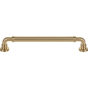 Top Knobs TK3144 Cranford Pull 7 9/16 Inch (c-c) - Honey Bronze