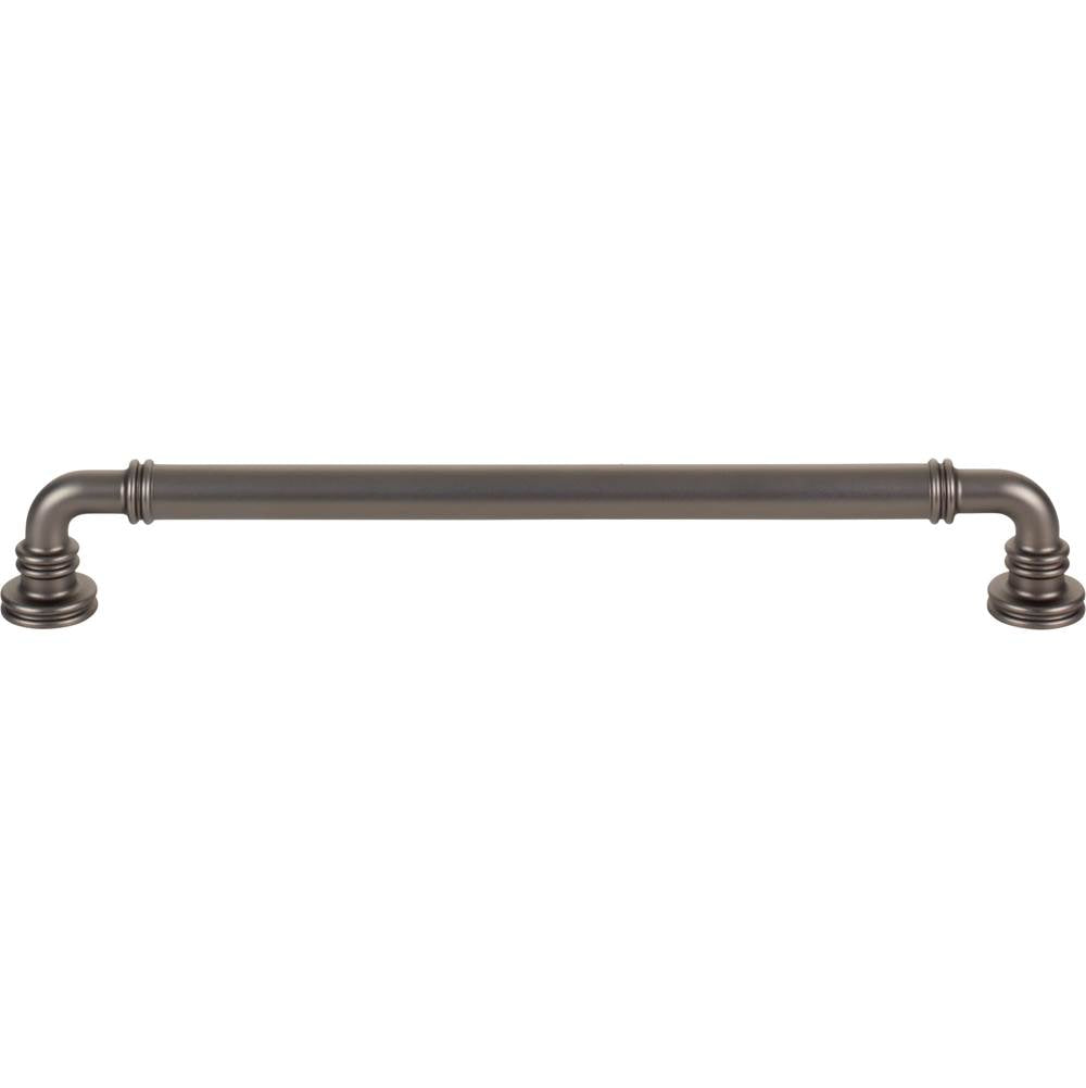 Top Knobs TK3145 Cranford Pull 8 13/16 Inch (c-c) - Ash Gray