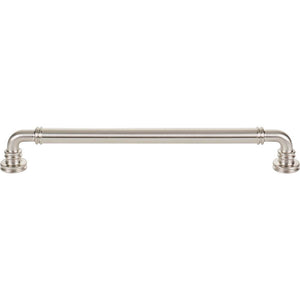 Top Knobs TK3145 Cranford Pull 8 13/16 Inch (c-c) - Brushed Satin Nickel
