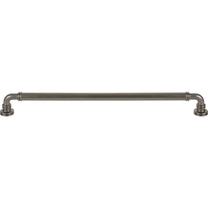 Top Knobs TK3146 Cranford Pull 12 Inch (c-c) - Ash Gray