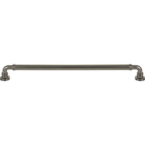 Top Knobs TK3146 Cranford Pull 12 Inch (c-c) - Ash Gray