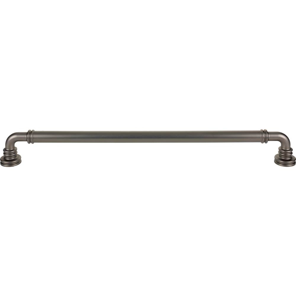 Top Knobs TK3148 Cranford Appliance Pull 18 Inch (c-c) - Ash Gray