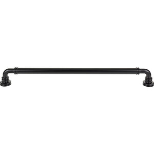Top Knobs TK3148 Cranford Appliance Pull 18 Inch (c-c) - Flat Black