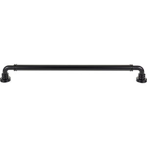 Top Knobs TK3148 Cranford Appliance Pull 18 Inch (c-c) - Flat Black