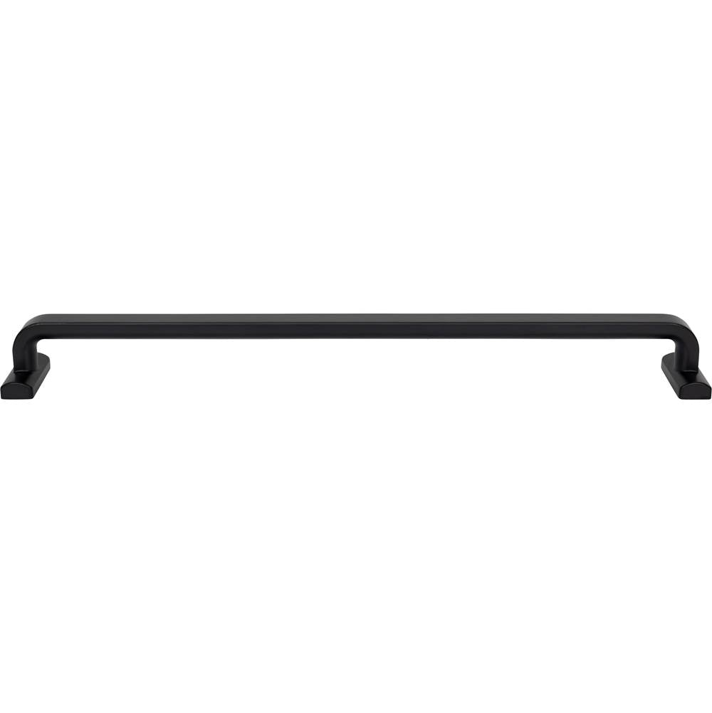 Top Knobs TK3169 Harrison Appliance Pull 18 Inch (c-c) - Flat Black