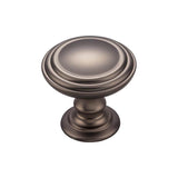 Top Knobs TK321 Reeded Knob 1 1/2" - Ash Gray