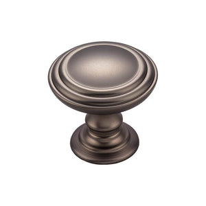 Top Knobs TK321 Reeded Knob 1 1/2" - Ash Gray