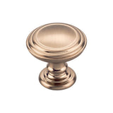 Top Knobs TK321 Reeded Knob 1 1/2" - Honey Bronze