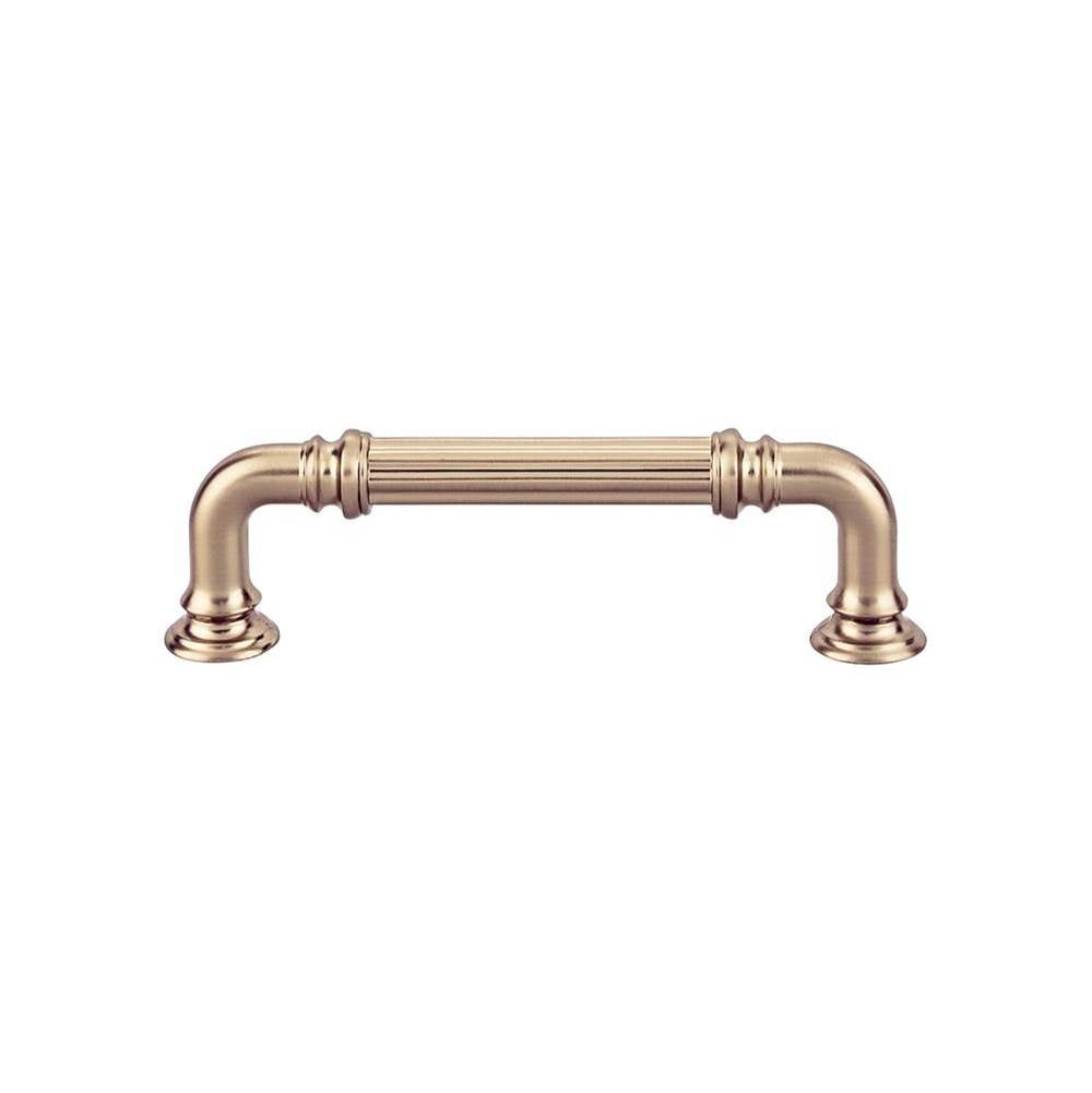 Top Knobs TK322 Reeded Pull 3 3/4" - Honey Bronze