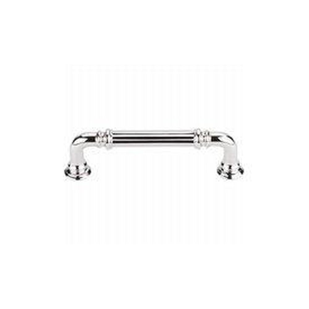 Top Knobs TK322 Reeded Pull 3 3/4" - Polished Nickel