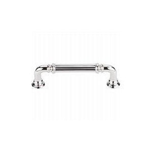 Top Knobs TK322 Reeded Pull 3 3/4" - Polished Nickel