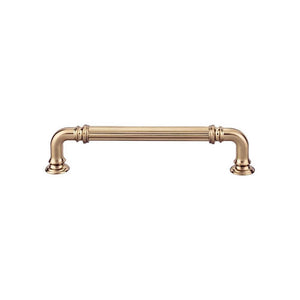 Top Knobs TK323 Reeded Pull 5" - Honey Bronze