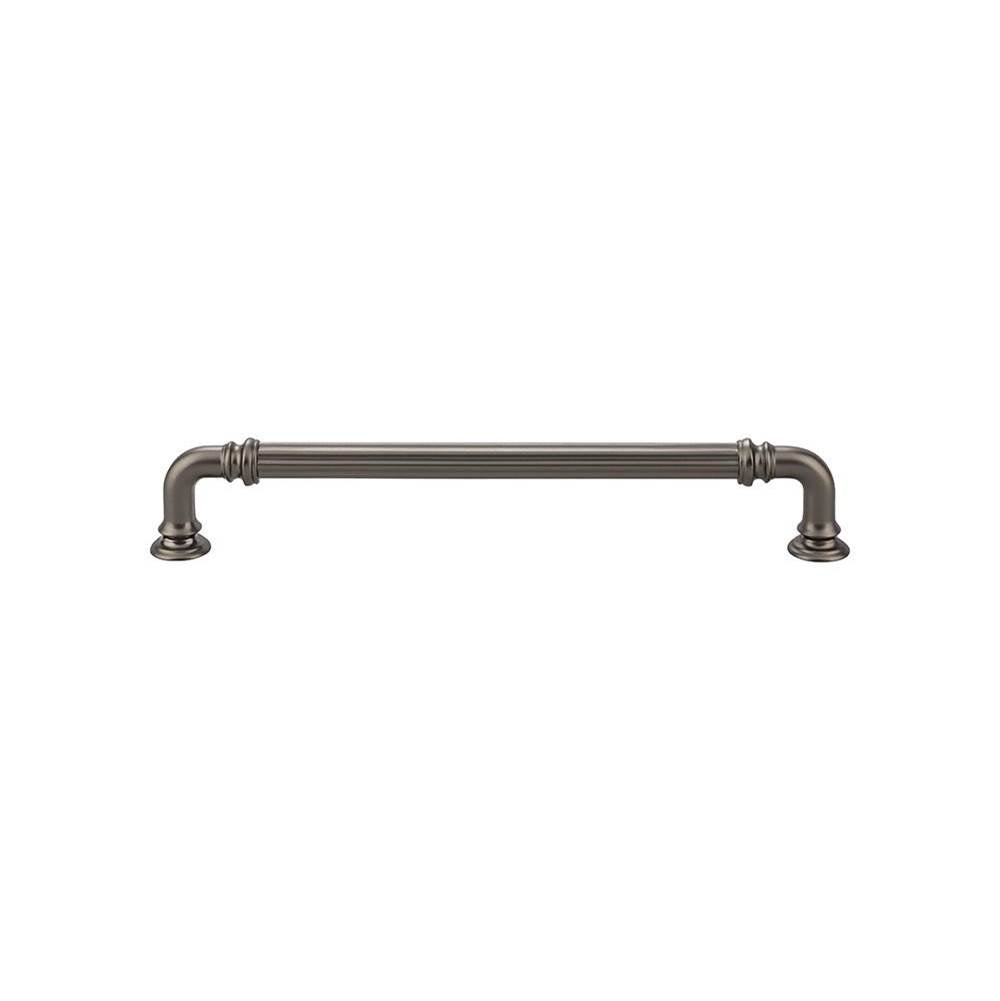 Top Knobs TK324 Reeded Pull 7" - Ash Gray