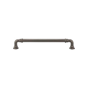 Top Knobs TK324 Reeded Pull 7" - Ash Gray