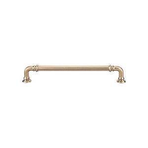 Top Knobs TK324 Reeded Pull 7" - Honey Bronze