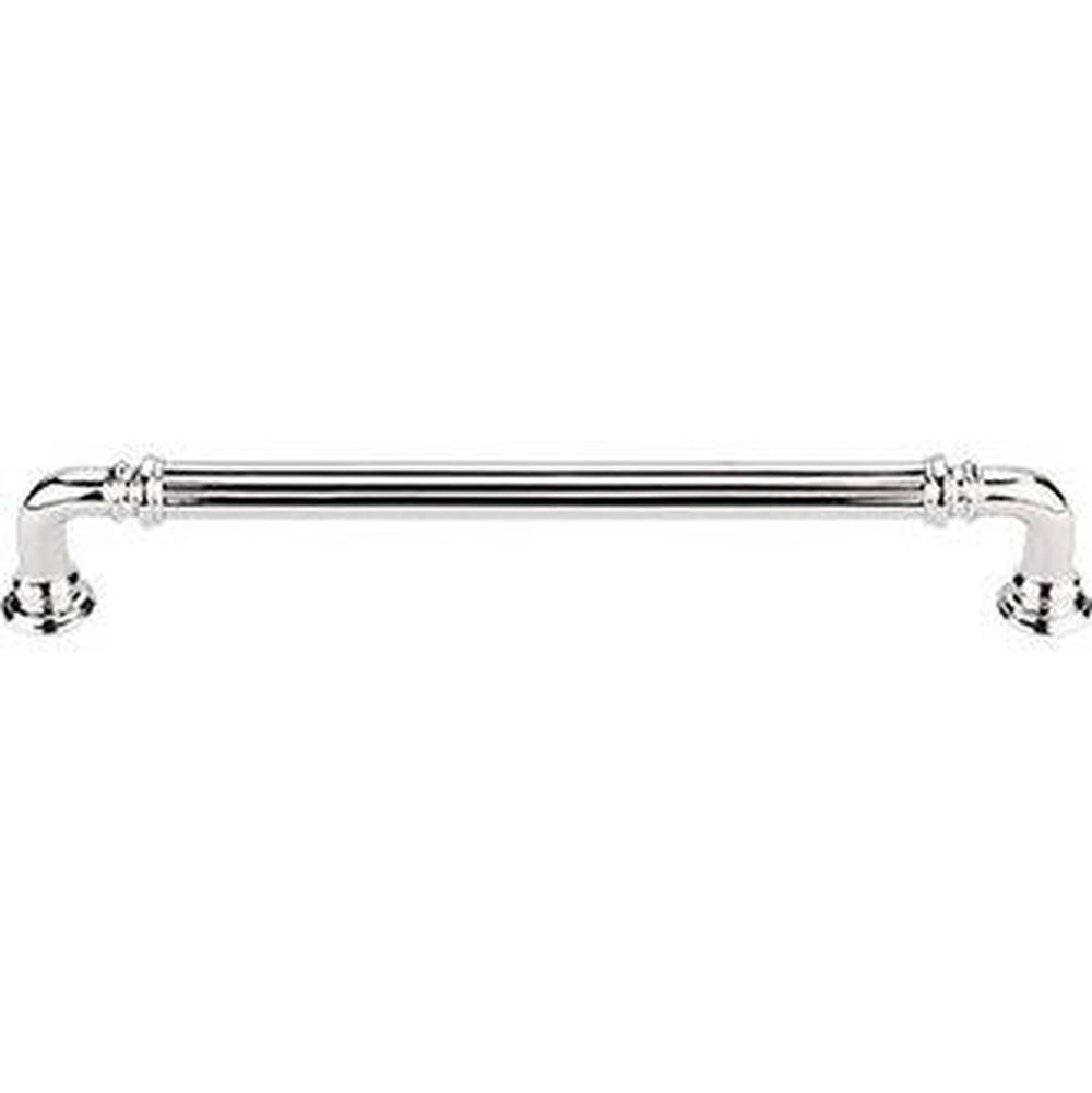 Top Knobs TK324 Reeded Pull 7" - Polished Nickel