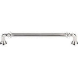 Top Knobs TK324 Reeded Pull 7" - Polished Nickel