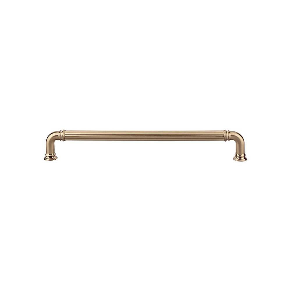 Top Knobs TK327 Reeded Appliance Pull 12 Inch (c-c) - Honey Bronze