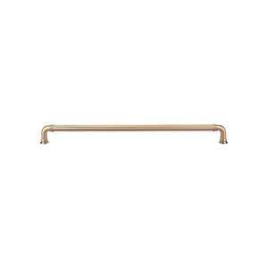 Top Knobs TK328 Reeded Appliance Pull 18" - Honey Bronze