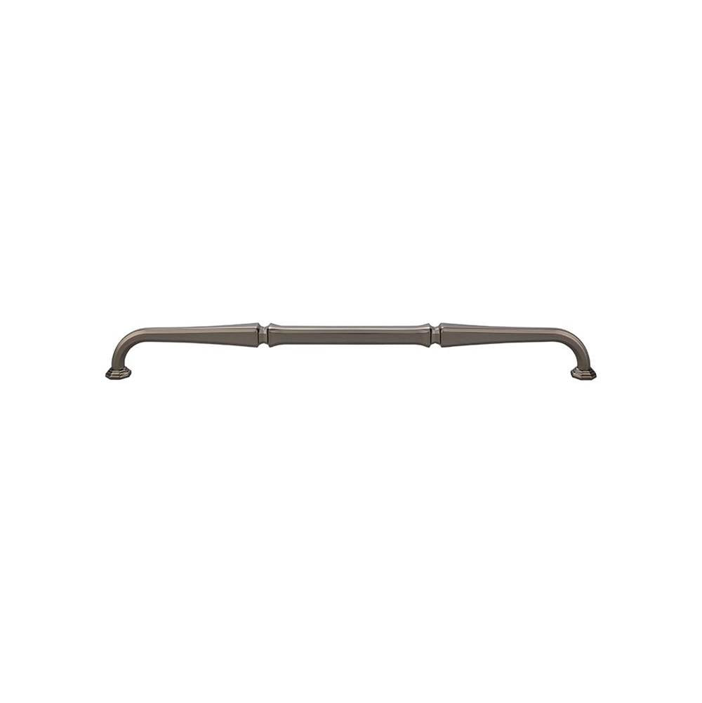 Top Knobs TK345 Chalet Pull 12" - Ash Gray